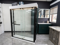 Black Frame Shower Door